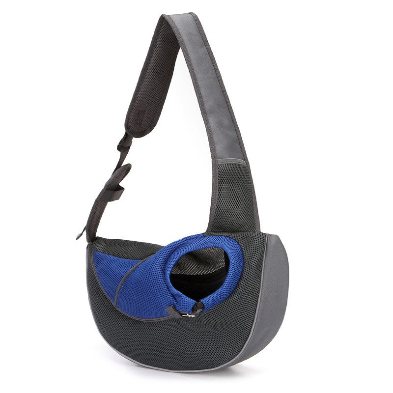 KFX-6724669 Portable Breathable Pet Shoulder Bag for Small Dogs and Puppies, Ultra-Light Oxford Cloth Design