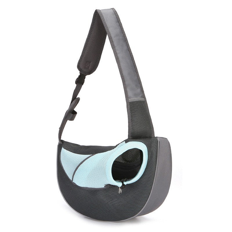 KFX-6724669 Portable Breathable Pet Shoulder Bag for Small Dogs and Puppies, Ultra-Light Oxford Cloth Design