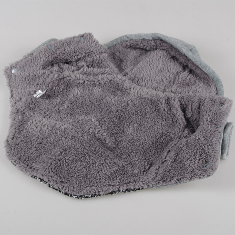 KFX-6724797 Casual Cotton Dog Coat with Horn Button Detail in Various Sizes