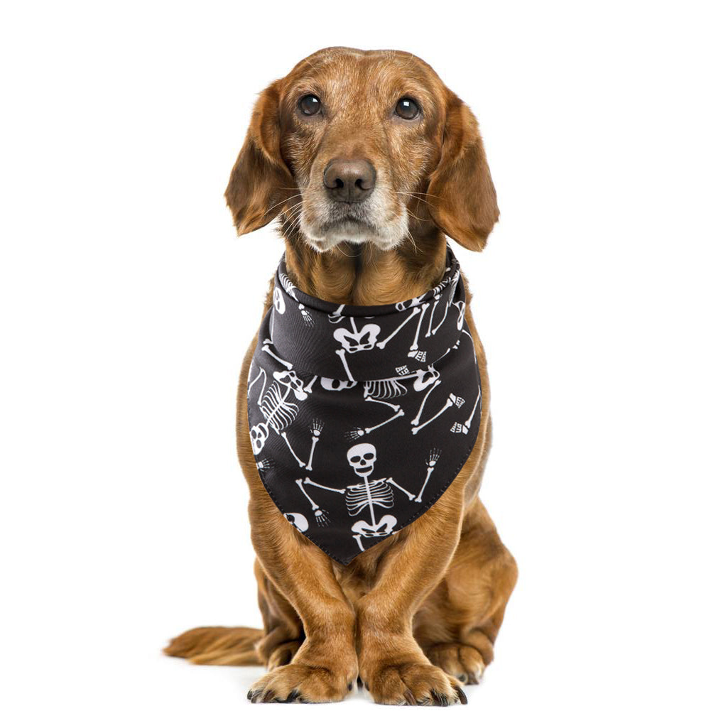 KFX-6725821 Halloween-Themed Pet Saliva Towel - Casual, General Use, Perfect for Halloween Celebrations