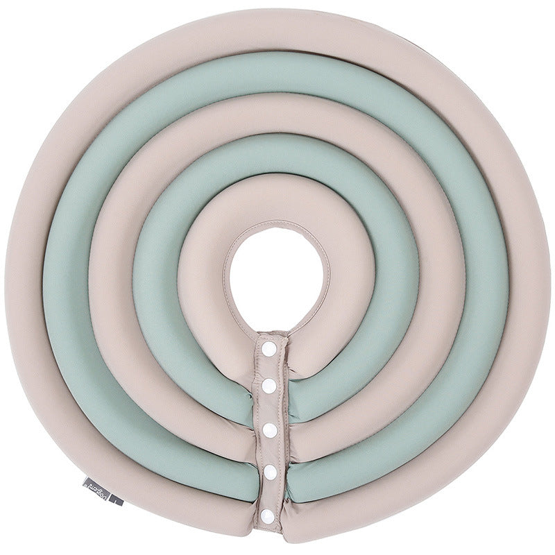 KFX-6727869 Dog Anti-Licking and Biting Protection Ring - Summer Monochrome Design in Various Sizes and Colors