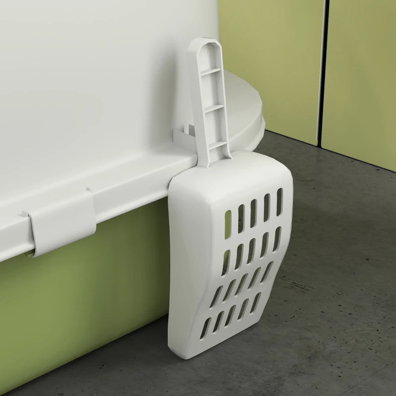 KFX-6729661 Covered Cat Litter Box with Scoop and Deodorizing Bags for Odor Control and Easy Cleaning