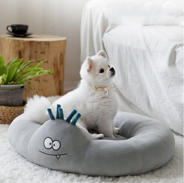 KFX-6734013 Super Elastic Cartoon Cat and Dog Kennel in Pink and Gray, 61x58x13cm