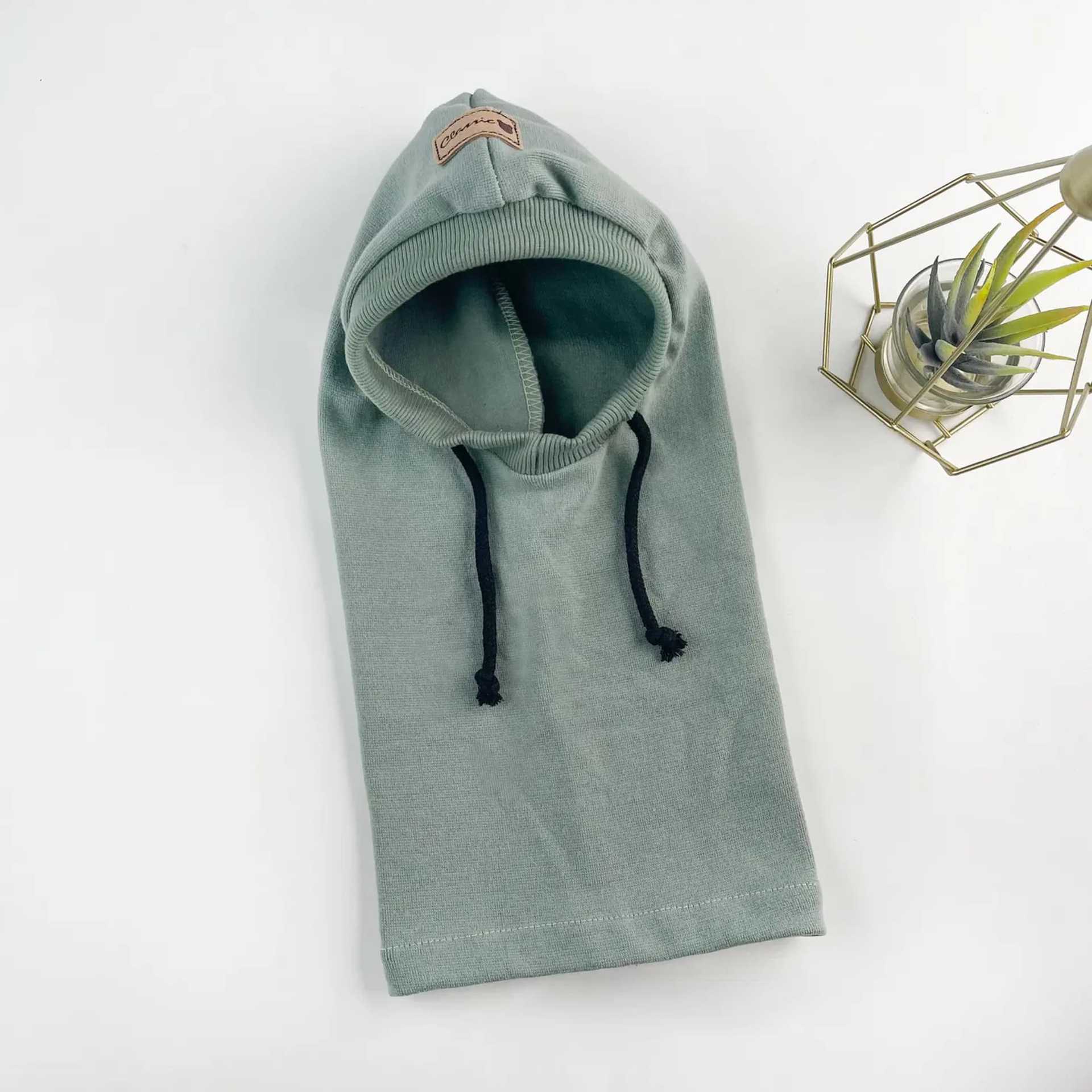 KFX-6736317 Doggy Casual Noise-Blocking Earflap Hat for Dogs - Available in Gray, Green, and Black, Sizes S, M, L