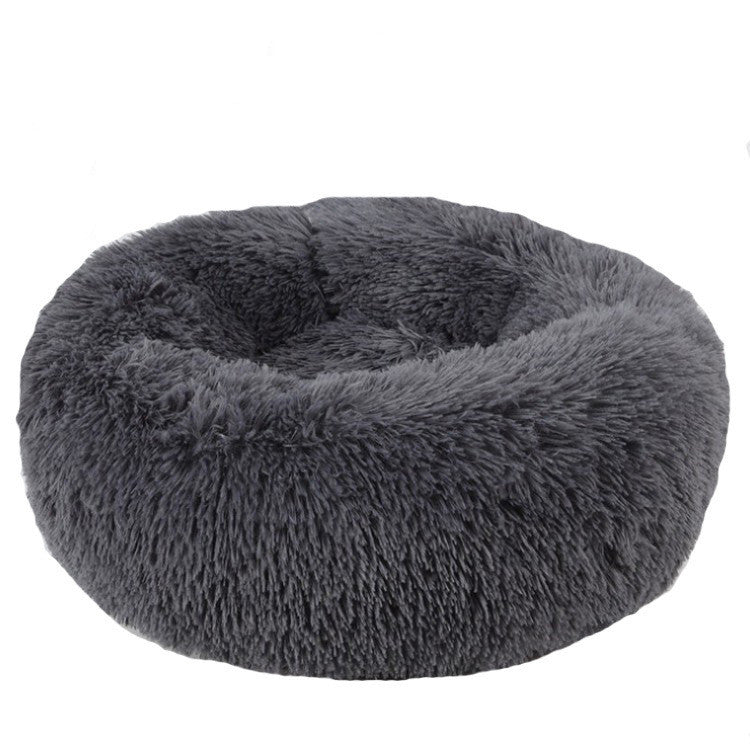 KFX-6737981 Cozy Round Pet Nest with Soft Cloth Material - Available in Multiple Sizes