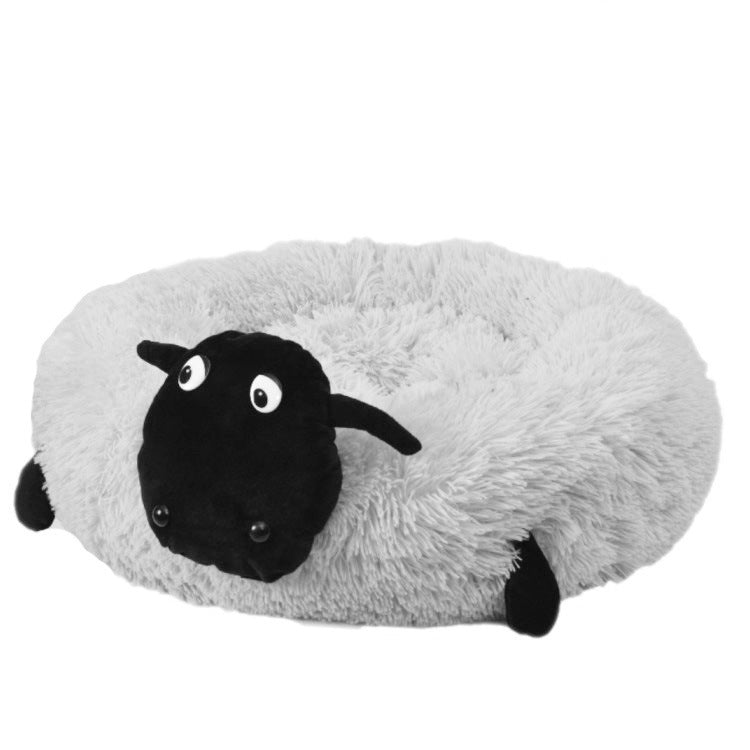 KFX-6737981 Cozy Round Pet Nest with Soft Cloth Material - Available in Multiple Sizes