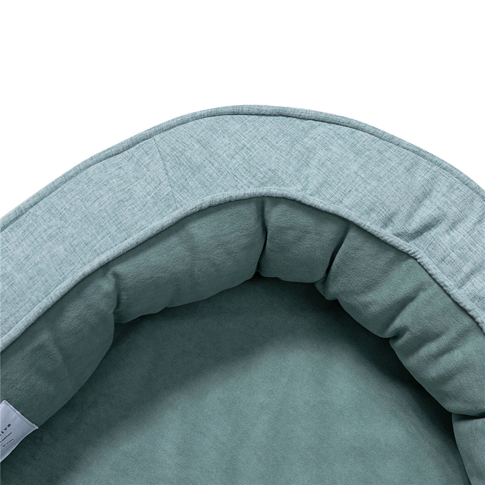 KFX-6739773 Warm Waterproof Pet Kennel Mat for Comfortable Massage - Lake Blue, M & L Sizes Available