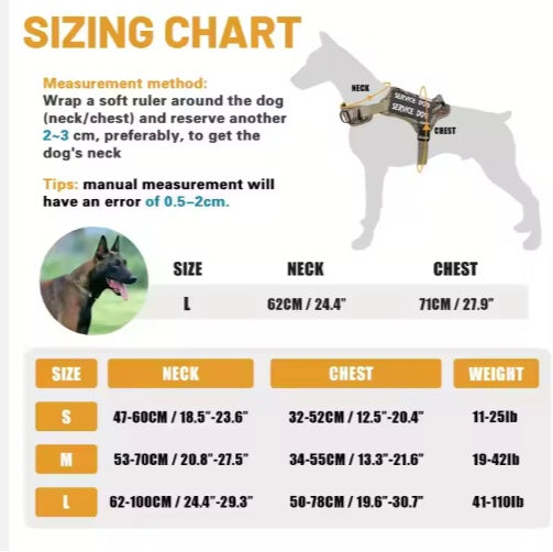 KFX-6742333 Adjustable No-Pull Tactical Dog Harness with Control Handle and Reflective Camouflage Design for Easy Training and Walking