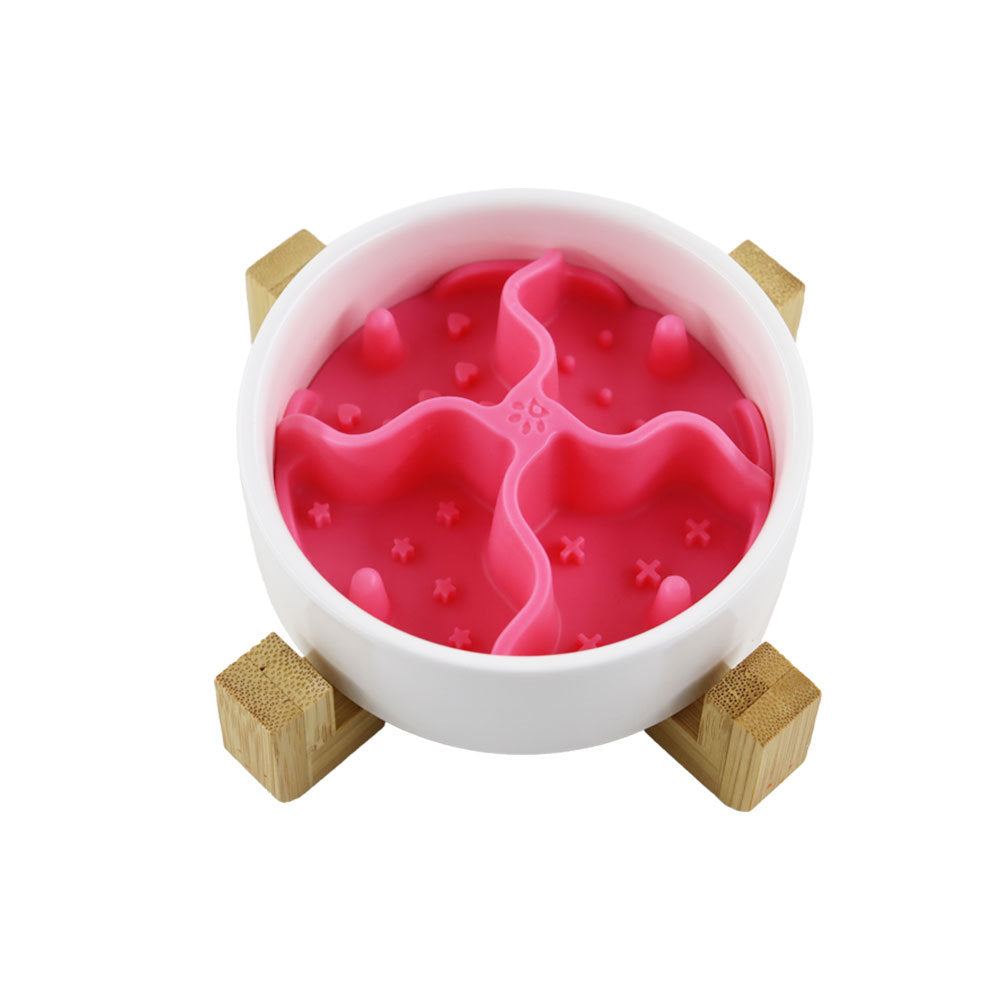 KFX-6743485 Silicone Dog Licking Pad with Suction Base - Anti-Choke Pet Feeding Accessory in Multiple Colors