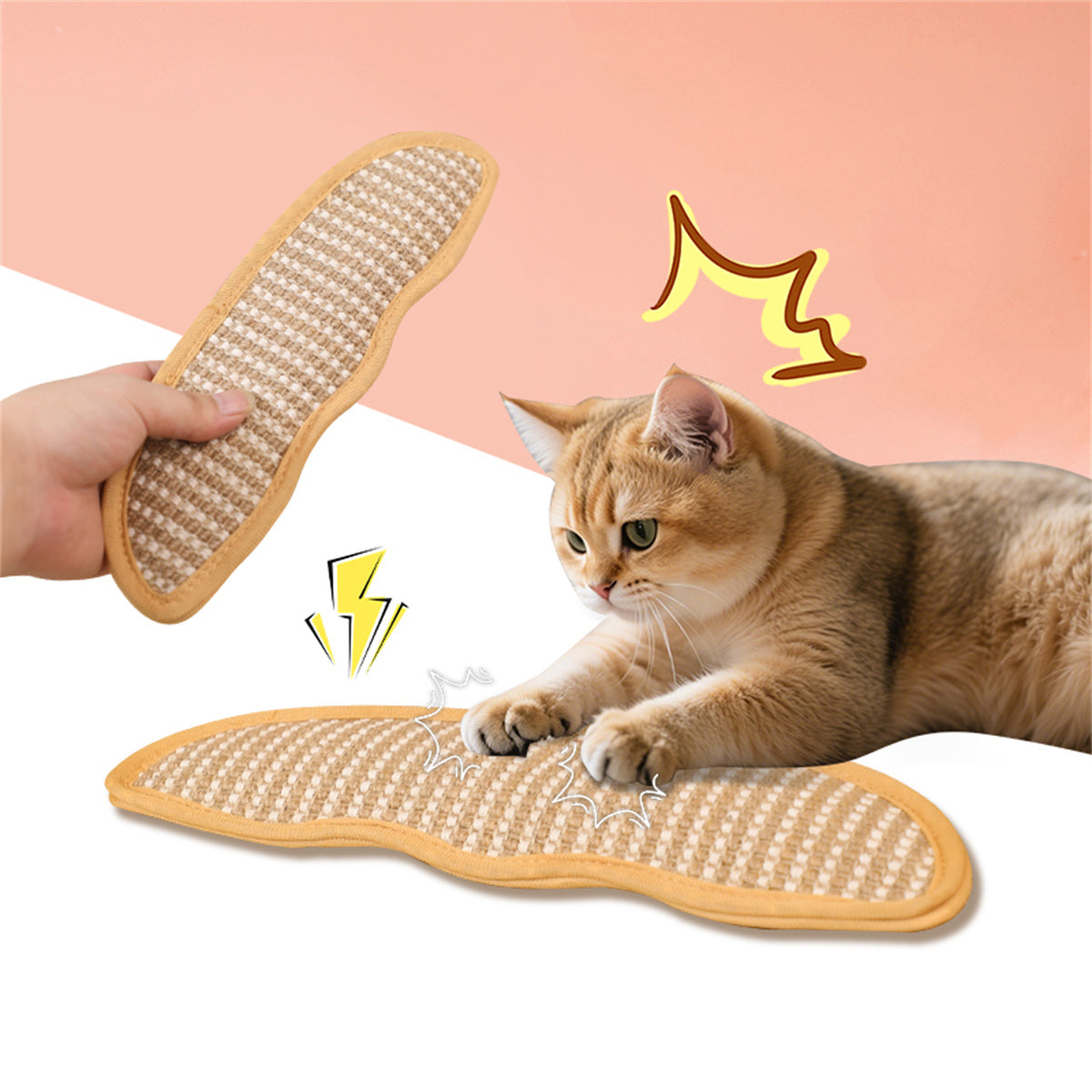KFX-6745661 Catnip Pillow for Cats with Self-Grinding Claw and Teeth Cleaning Function, Large and Small Sizes Available