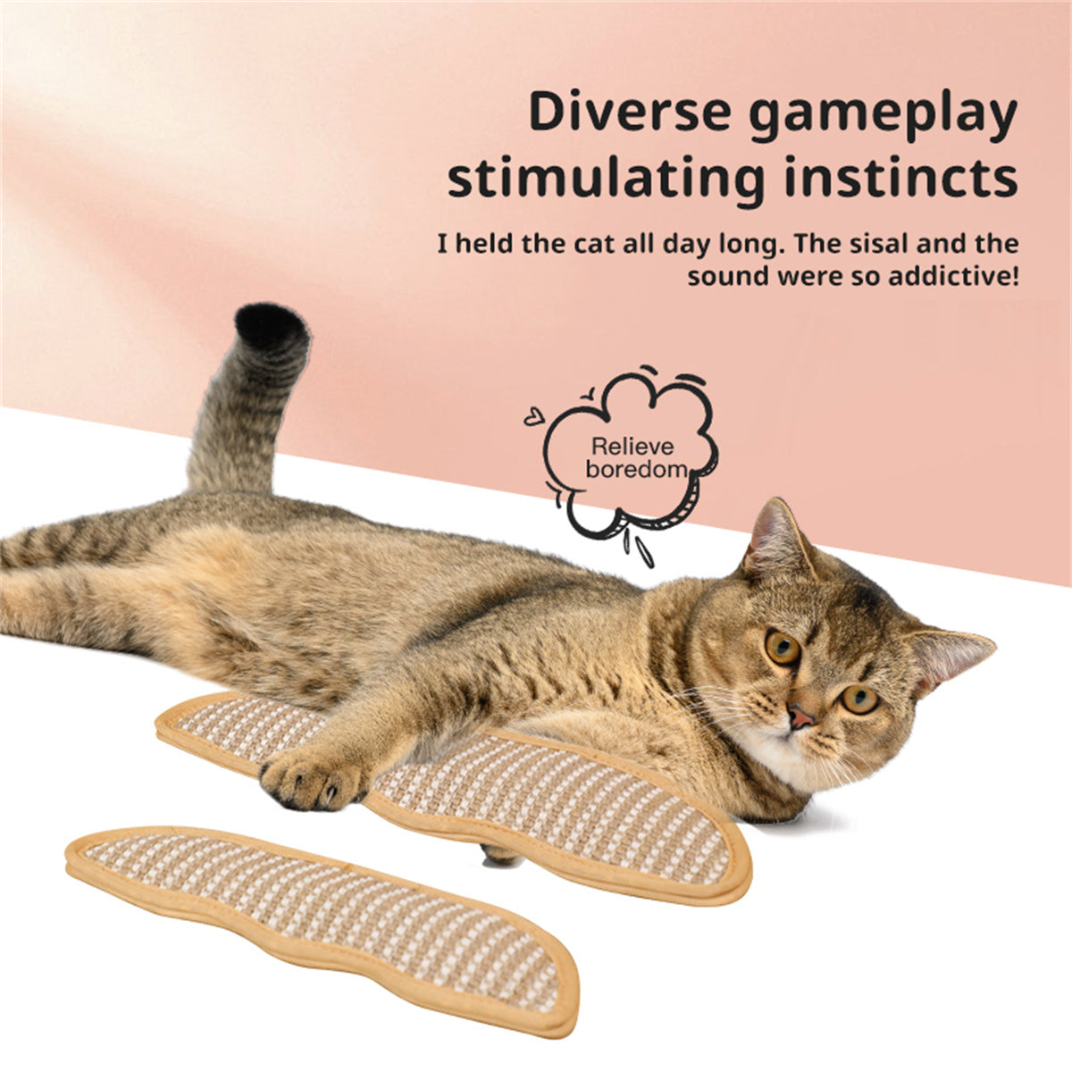 KFX-6745661 Catnip Pillow for Cats with Self-Grinding Claw and Teeth Cleaning Function, Large and Small Sizes Available
