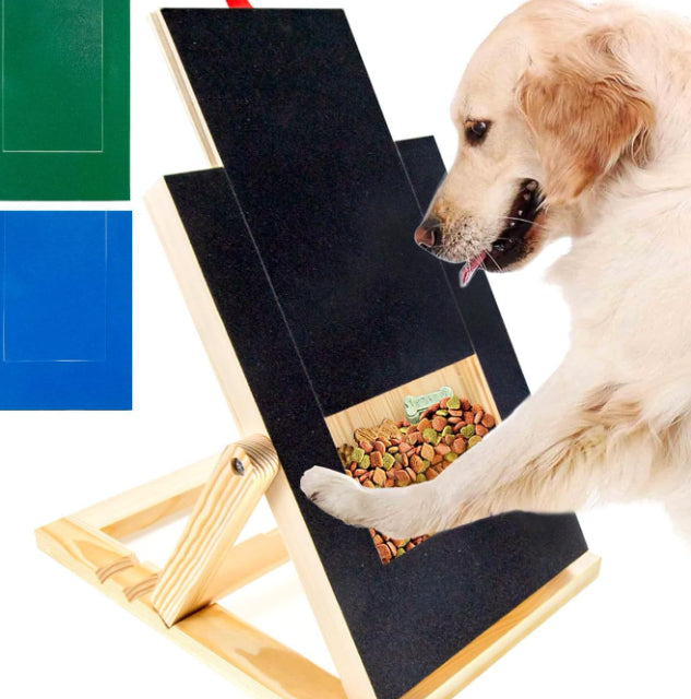 KFX-6746301 Adjustable Wooden Dog Scratcher with Pull-out Nail Scraper