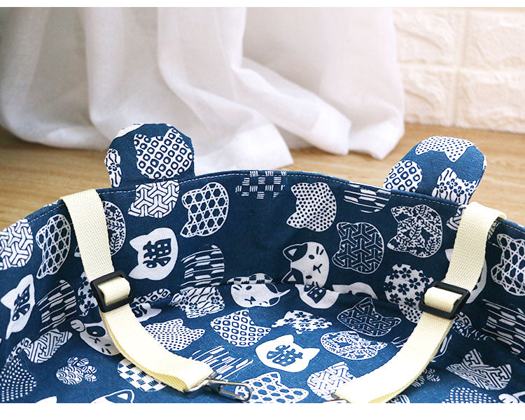 KFX-6747069 Sunbathing Cat Hanging Basket Bed - Cotton, Small & Medium Sizes Available