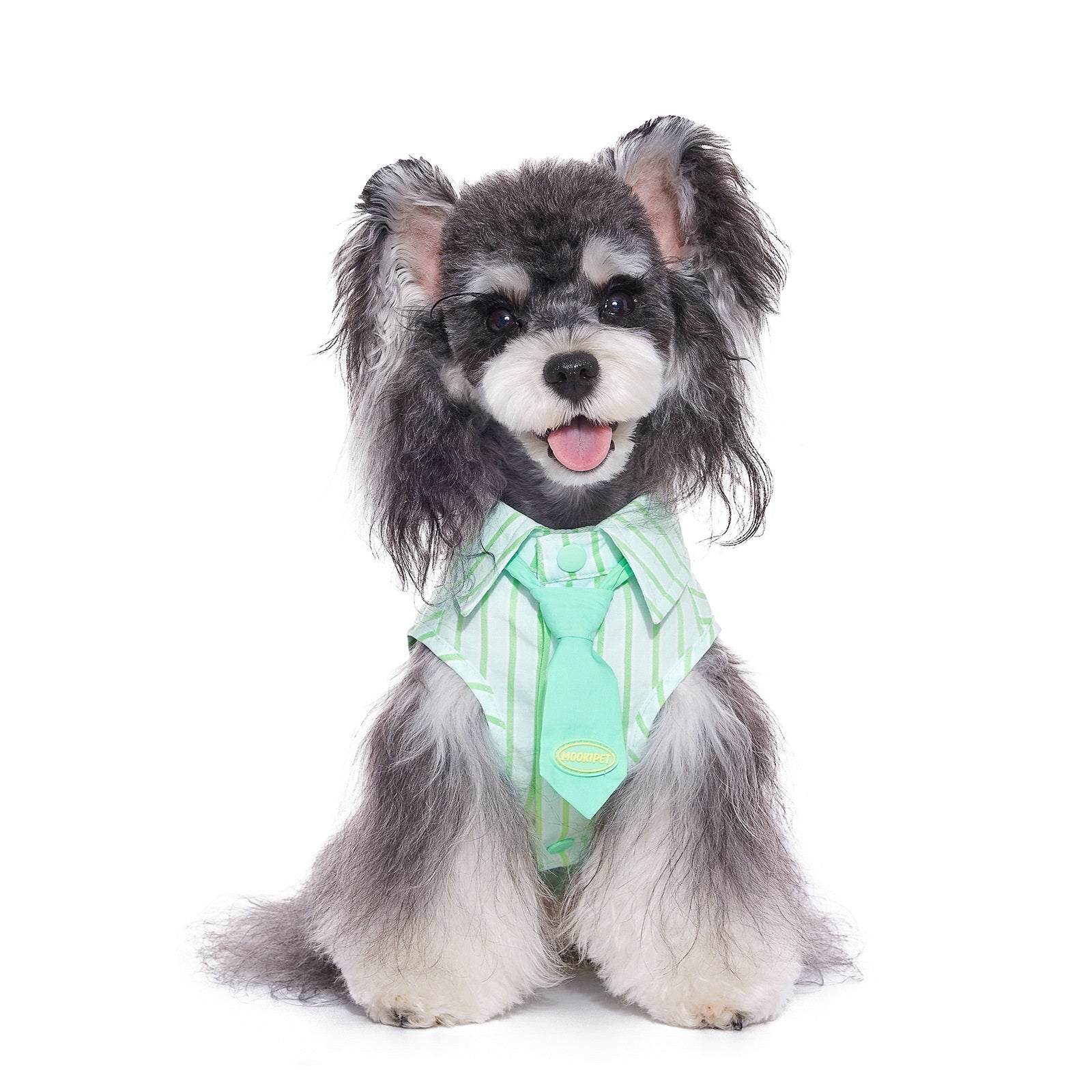 KFX-6751037 Casual Thin Cotton Shirt for Pets in Green - Sizes XXS to XXL