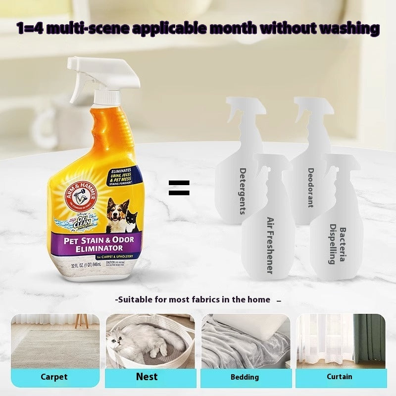 KFX-6753085 Advanced Deodorant Spray for Pet Odor Removal and Stain Treatment, 946ml & 636ml Options Available