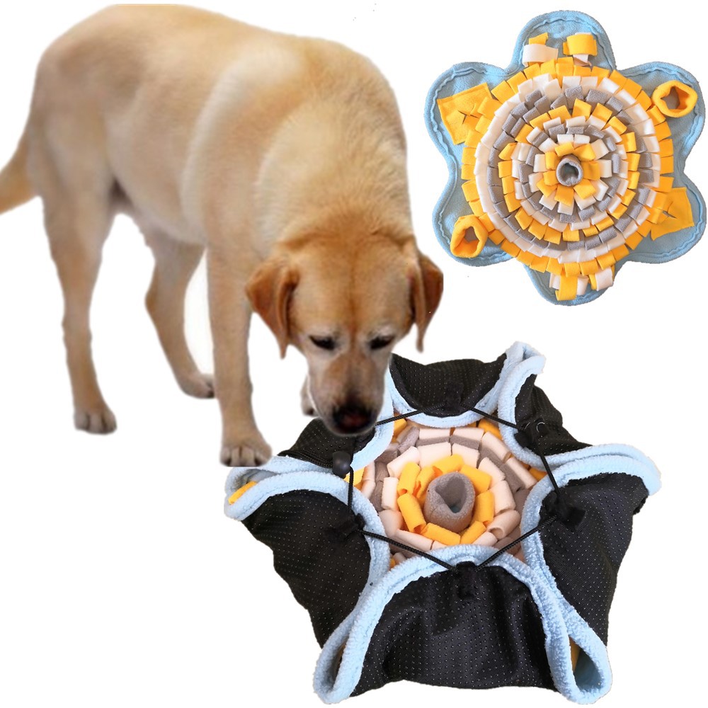 KFX-6761789 Flannelette Pet Mat with Floral Design - Soft and Cozy 50x50 cm