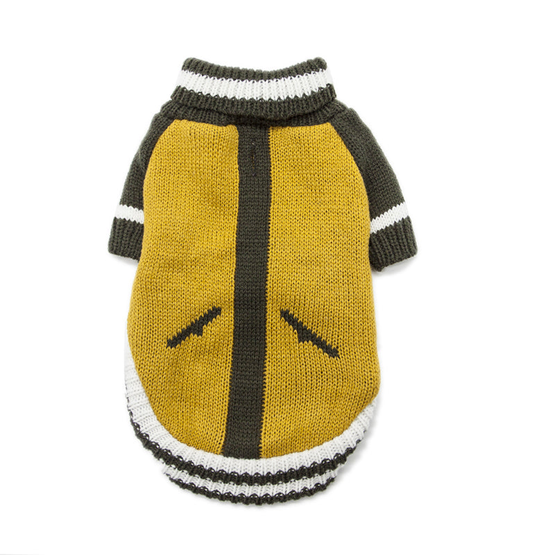 KFX-6765117 Knitted Dog Sweater for Pets - Warm Casual Wear in Various Sizes