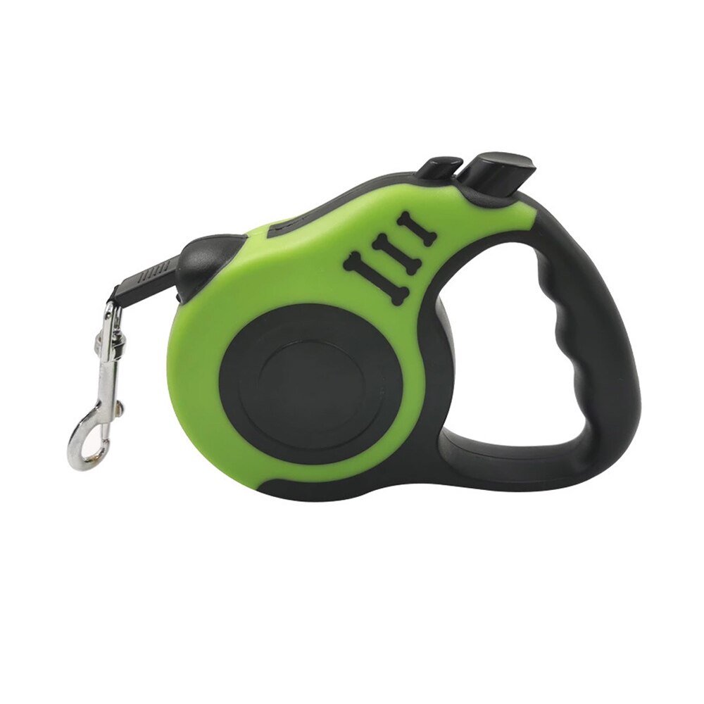 KFX-6769981 Durable Automatic Retractable Dog Leash with Tangle-Free Nylon Rope for Easy Walking and Running, Available in 3m and 5m Lengths