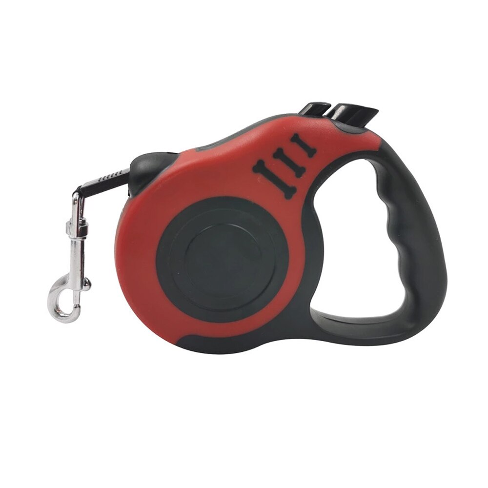 KFX-6769981 Durable Automatic Retractable Dog Leash with Tangle-Free Nylon Rope for Easy Walking and Running, Available in 3m and 5m Lengths