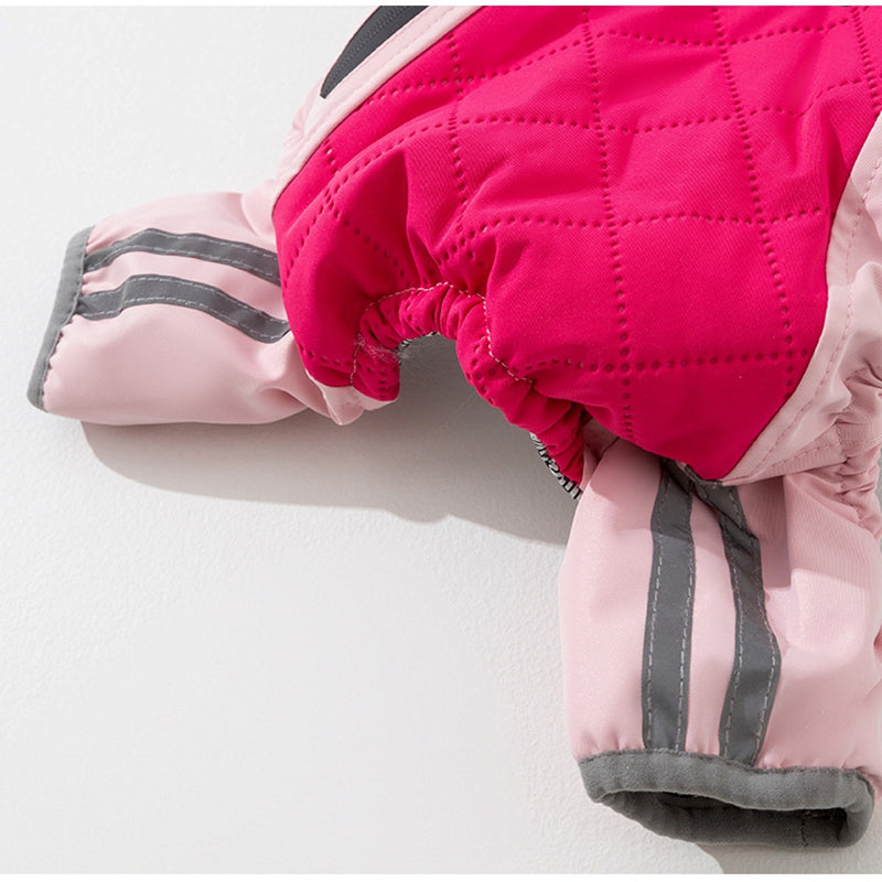 KFX-6771261 Sporty Quilted Dog Jumpsuit with Fleece Lining for Small and Medium Breeds