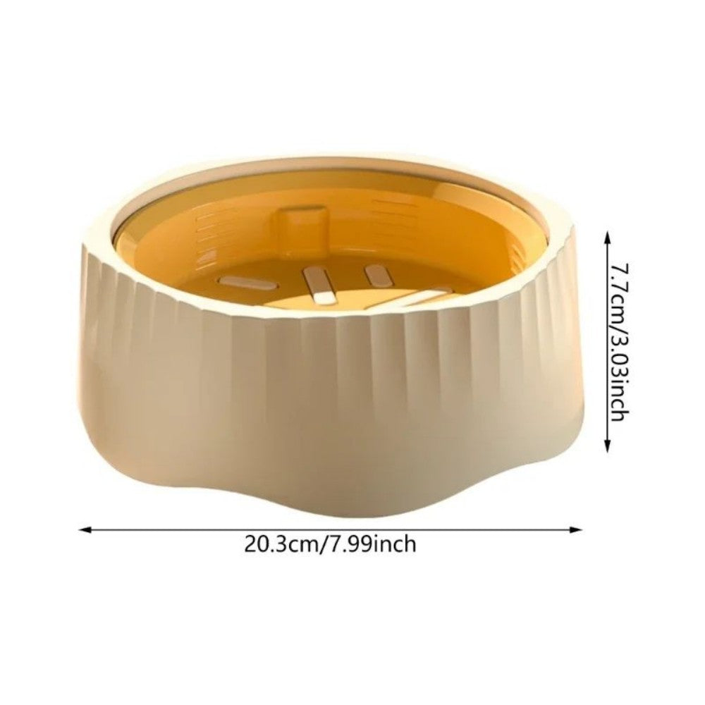 KFX-6772669 Detachable Slow Feeder Bowl for Dogs - 2-in-1 Design to Promote Healthy Eating and Prevent Obesity