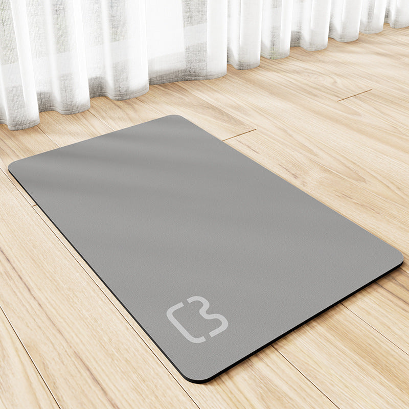 KFX-6774333 Minimalist Water-Absorbing Non-Slip Pet Feeding Mat in Various Colors and Shapes