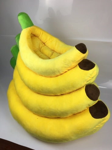 KFX-6776509 Washable Banana-Shape Pet Pad for Small to Medium Pets, Multiple Sizes Available