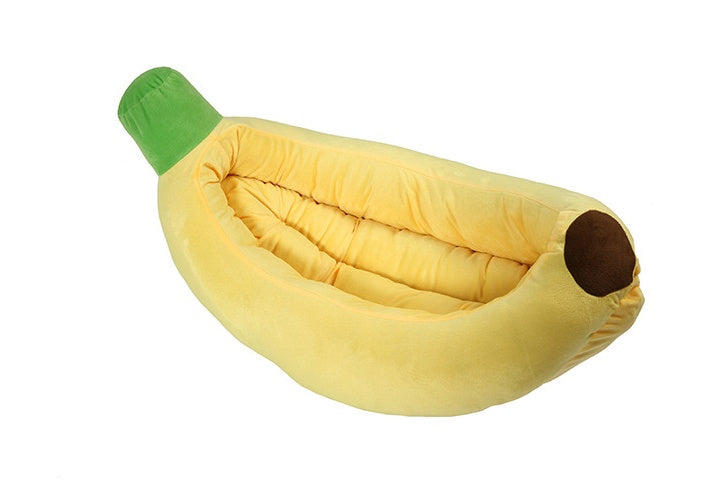 KFX-6776509 Washable Banana-Shape Pet Pad for Small to Medium Pets, Multiple Sizes Available