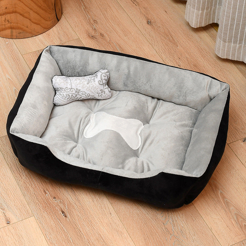 KFX-6780093 Cozy Four-Level Cat Litter House in Black and Gray or Red and Black