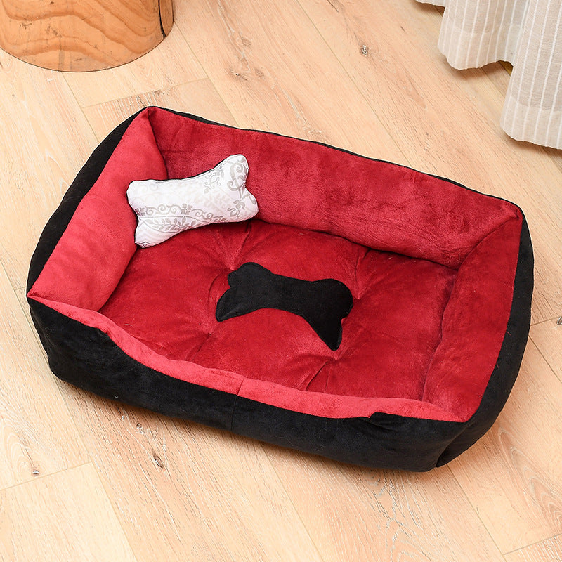 KFX-6780093 Cozy Four-Level Cat Litter House in Black and Gray or Red and Black