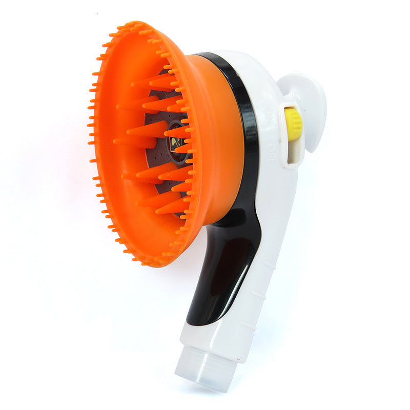 KFX-6785853 Pet Massage Shower Head with Adjustable Nozzle for Dogs and Cats - ABS Material, 6.3m Spray Diameter