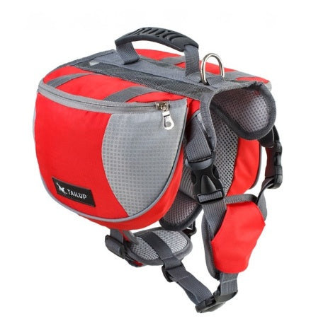 KFX-6787773 Outdoor Pet Harness with Integrated Backpack for Hiking and Adventure
