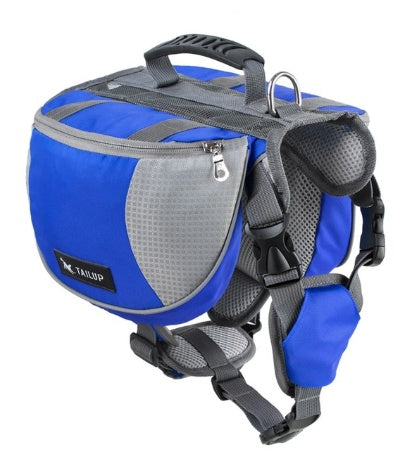 KFX-6787773 Outdoor Pet Harness with Integrated Backpack for Hiking and Adventure