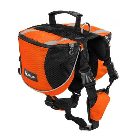 KFX-6787773 Outdoor Pet Harness with Integrated Backpack for Hiking and Adventure