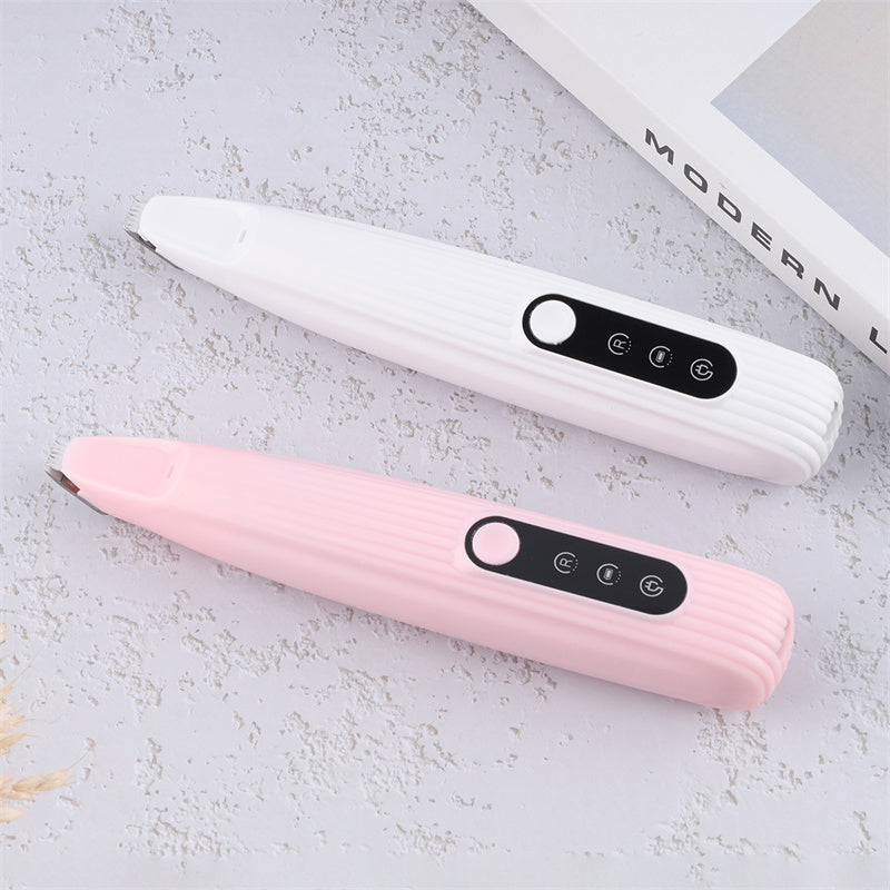 KFX-6795325 LED Light Pet Precision Trimmer for Dogs and Cats - Waterproof, Low Noise, Cordless Design