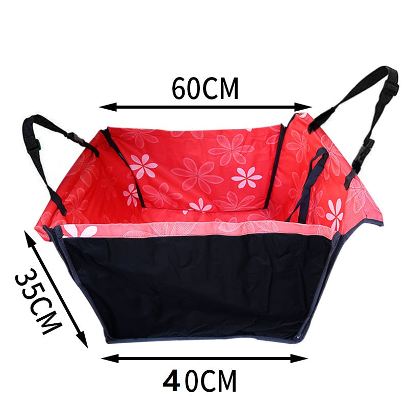 KFX-6795965 Waterproof Pet Car Cushion Bag for Front or Back Seat, Universal Fit