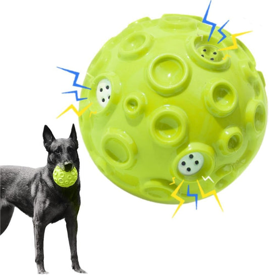 KFX-6796989 Durable Interactive Dog Toy Ball with Squeaky Sound for Aggressive Chewers - Ideal for Small, Medium, and Large Dogs