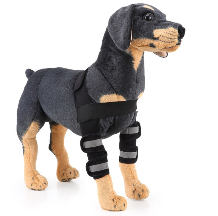 KFX-6797885 Dog Knee Support Brace - Neoprene Pads for Elbow and Joint Stability, S/M/L Sizes Available