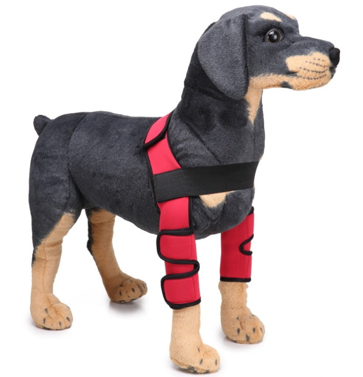 KFX-6797885 Dog Knee Support Brace - Neoprene Pads for Elbow and Joint Stability, S/M/L Sizes Available