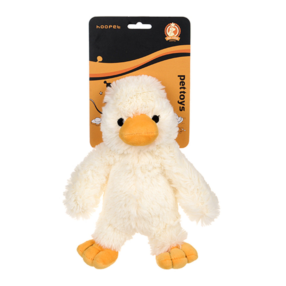 KFX-6799165 Plush Duckling Vocal Toy - Interactive Bite Toy for Dogs