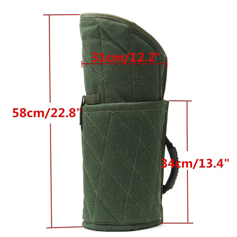 KFX-6800317 Dog Training Bite Sleeve for Large and Medium Dogs - Protective Jute Arm Cover with Handles