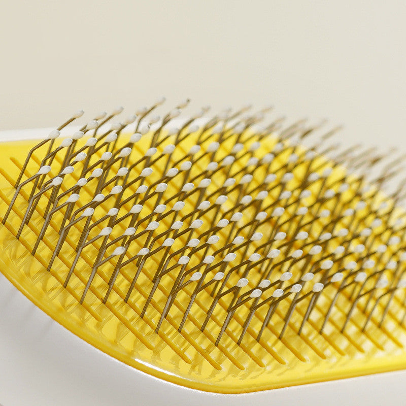 KFX-6801085 Dual Capsule Cat and Dog Grooming Comb for Floating Hair Removal