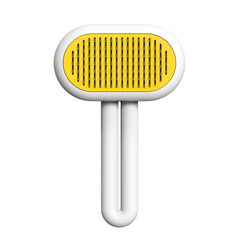 KFX-6801085 Dual Capsule Cat and Dog Grooming Comb for Floating Hair Removal