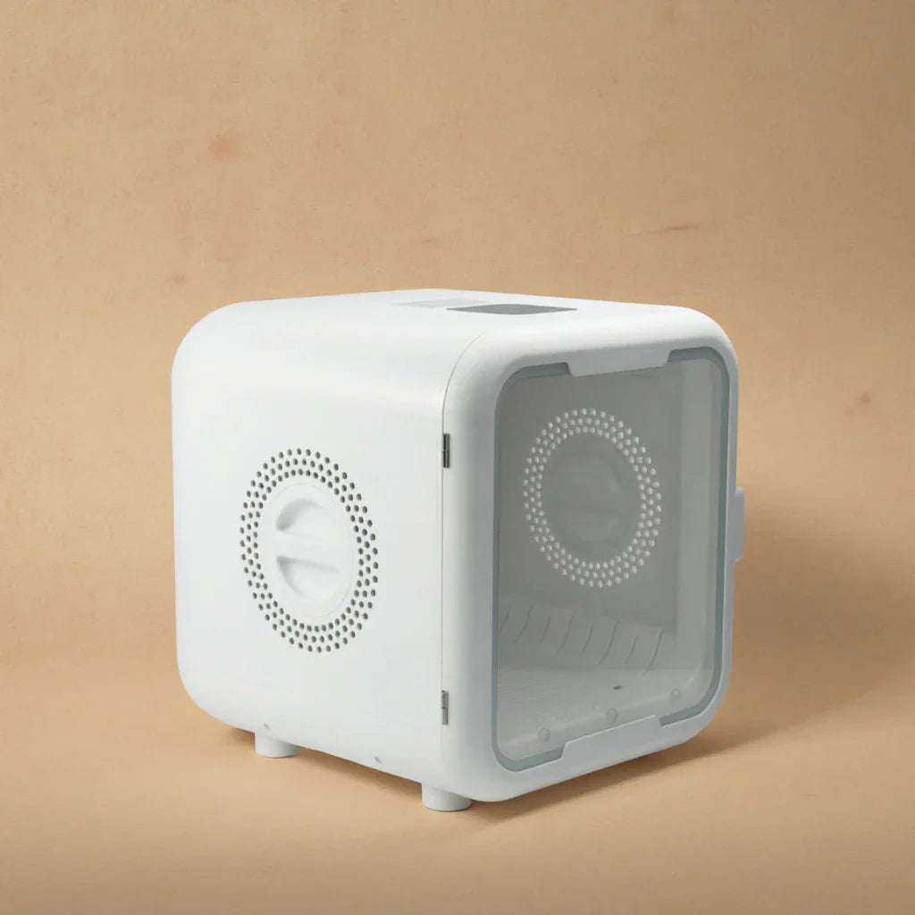 KFX-680275 Eco-Friendly Automatic Pet Hair Dryer Box for Dogs, Cats, and Small Animals – Low Noise Grooming Machine, 43x47x47CM