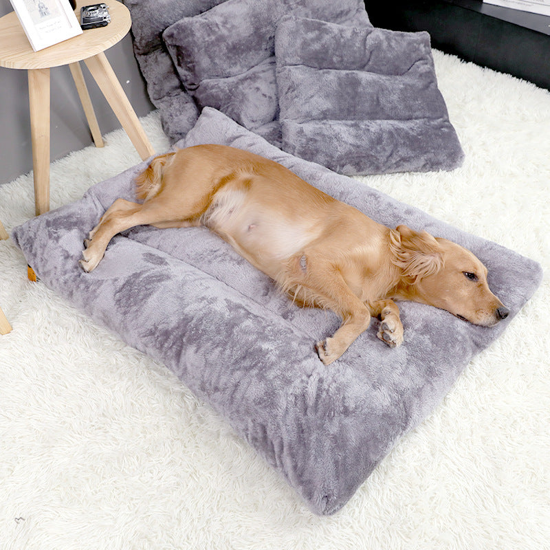 KFX-6807101 Removable and Washable Kennel Bed for Large Dogs, Soft Plush with Thick PP Cotton Sleeping Pad