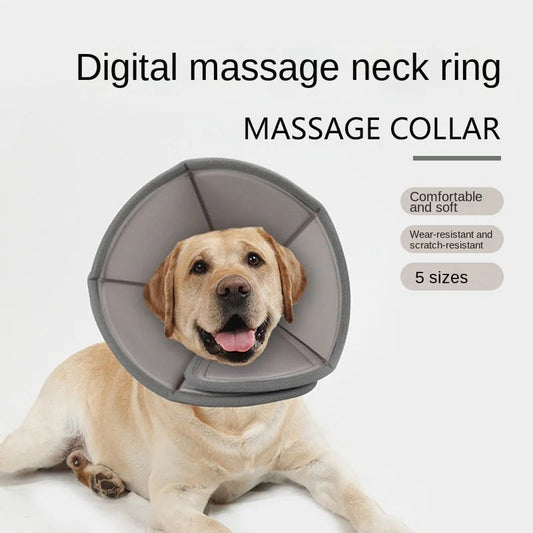 KFX-6807229 Adjustable Soft Cone Collar for Cats and Dogs – Anti-Bite Recovery Sleeve for Post-Surgery Care