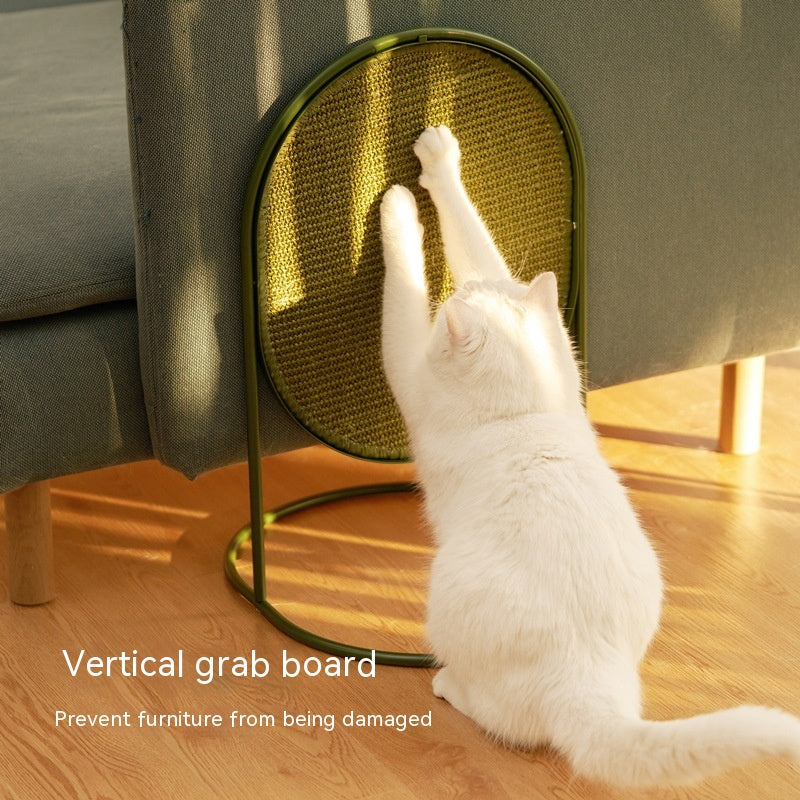KFX-6811197 Sisal Cat Scratching Board with Steel Frame - Large Dual-Color Design
