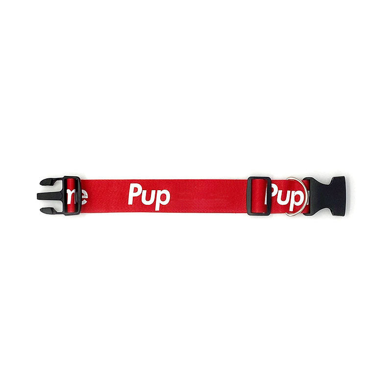 KFX-6812989 Cute Red Collar for Small and Medium Dogs - Durable Single Collar with 150cm Leash