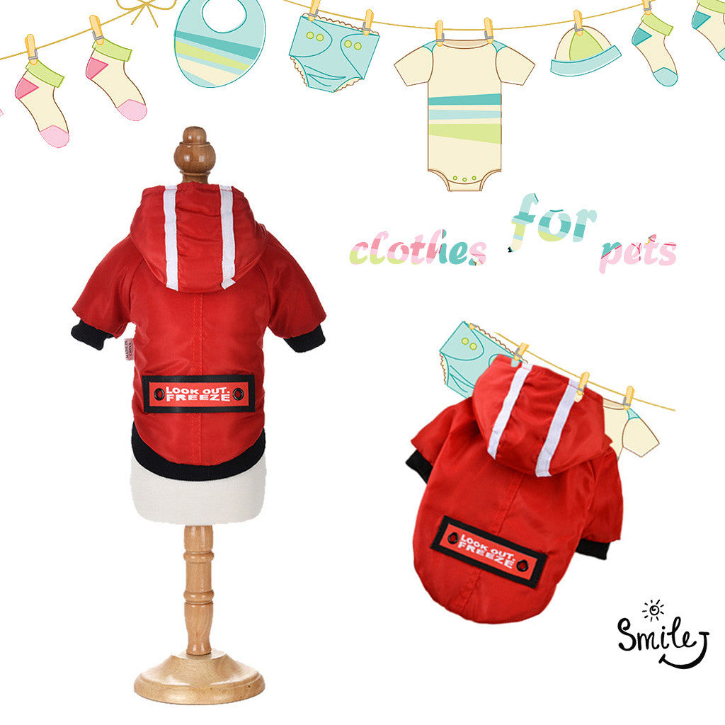 KFX-6815421 Warm Double-Layer Cotton Pet Vest for Dogs - Casual European Style