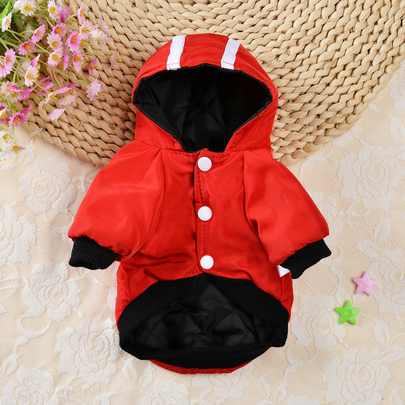 KFX-6815421 Warm Double-Layer Cotton Pet Vest for Dogs - Casual European Style